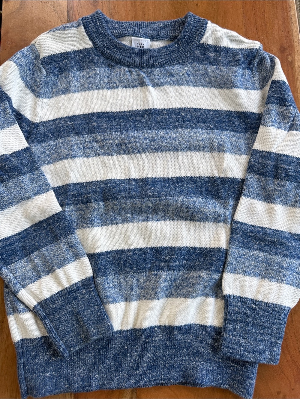 NWOT GAP Striped Crewneck Sweater